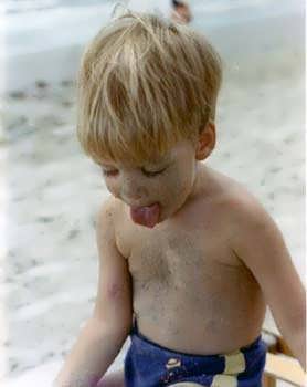1970 Galveston where Charles tasts the sand