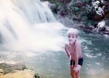 1973 Intrepid Explorer near Waterfall in Mexico