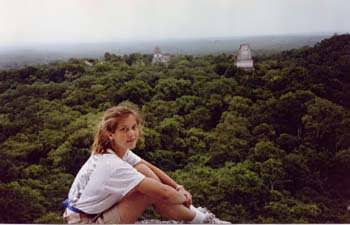 1991 Amy in Tikal