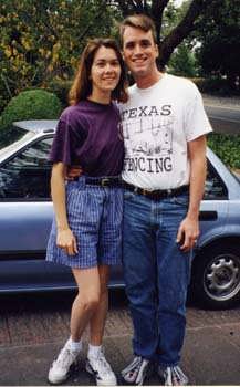 1998 Amy and Charles Leaving for El Paso