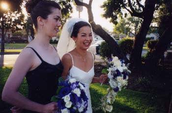 1999 Amy at Gwen's Wedding