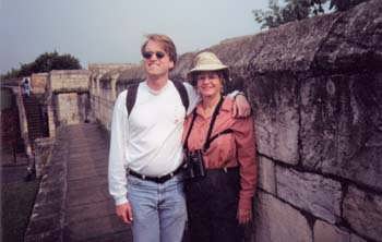 2000 Charles and Linda on York wall