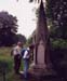 2000 Jim and Charles at William Hargrove's Grave (died ca. 1860)